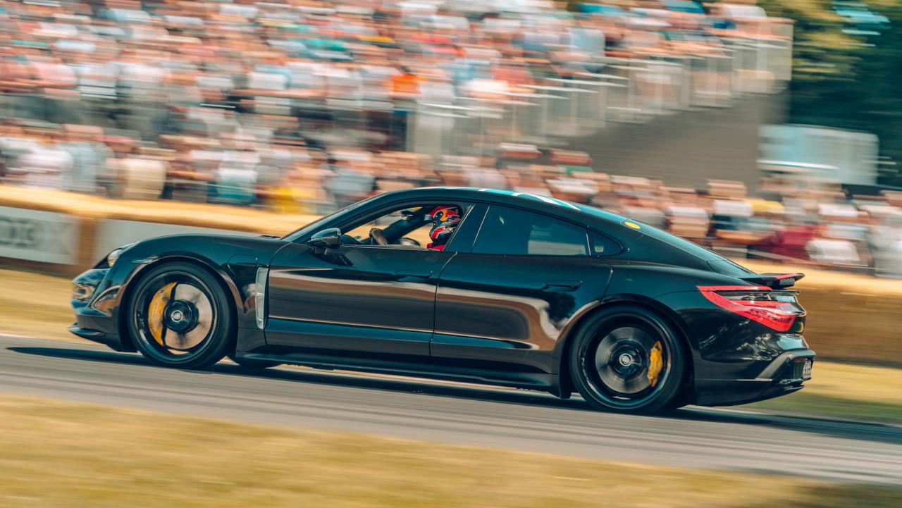 Porsche Taycan op Goodwood Festival of Speed 2019